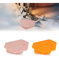 Lot de 2 guides de couture magnétiques - Accessoire de couture universel pour machines à coudre avec échelle - Ourlet polygonal multifonction - Pour débutants