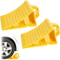 2 Pièces Cale De Roue Plastique, 20x12x11 CM Cales De Remorque, Cales de Roue, Cale de Roue Voiture, Cale Roue Voiture, Cale Voiture, Cale de Roue, Pour voiture remorque, caravane