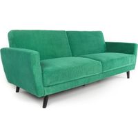 Canapé convertible clic-clac Refresha Velours Vert