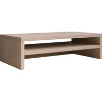 Monitorständer Bildschirmständer Monitorerhöhung Notebookständer Laptopständer Büro Monitorunterstützung 46x13x23cm Modell Adelis Sonoma Matt