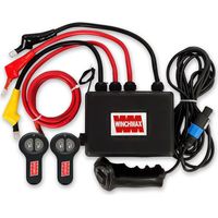 Complete 24V Winch Control Box, Wander Lead & Twin Wireless Remote Control