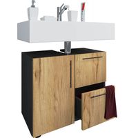 Gabinete de baño de madera Cajón de Flandu 51x61x32 - VCM
