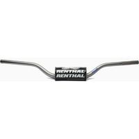 Manubrio Renthal Fatbar 1.1/8" (28,6 mm) in titanio, imbottito, per enduro MX, in alluminio.