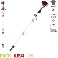 Ébrancheur thermique 32,6 cc – Longueur de barre 25 cm – Lubrification automatique – Léger et facile à utiliser – LE3332625A – LEA
