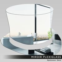 Miroir Plexiglass - Chapeau - 10x20 cm
