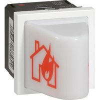 Legrand 040595 Diffusor Lumineux Prog Mosaik für Alarm-Incendie – Saillie – 2 Module