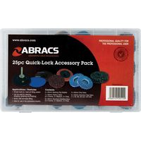 ABRACS - Coffret de 25 accessoires pour ponçage