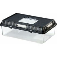 BRAVIX Boîte d'Élevage Grand Modèle pour Reptiles et Amphibiens 41x26x 15 cm
