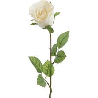 ROSA DECORATIVA BIANCA H45CM