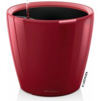 Vaso Lechuza Rosso polipropilene Rotondo