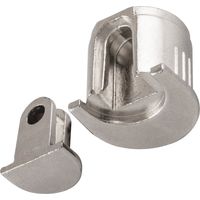 Alfa Foro Bodenträger Trägerteil 10 mm vernickelt, Gehäuseteil Beta 10 mm