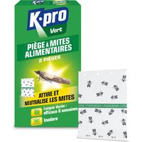 KPRO - Mites alimentaires 100% naturel piège x2 Kpro Vert