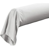 Taie de traversin percale de coton ORIGINE Blanc 85x185 cm