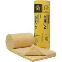 Isover – Laine de verre IBR Revêtu Kraft 100 mm – Isolation thermique et acoustique – Rouleau auto-déroulant – Surface 20,16 m² – 2 rouleaux