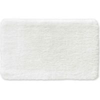 WOHNDIRECT Alfombras de baño de pelo largo MALMÖ - 1 unidad 60x100 cm, Blanco