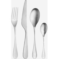 Set posate acciaio inox 18/10 Made in Italy 24 pezzi opaco Drop