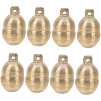 8 Pièces Grelot, Laiton Robuste Pour Chien, Chat Et Mouton, Décoratif Polyvalent