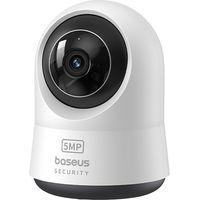 Caméra de sécurité intérieure Security P1 Pro pour carte microSD, Wi-Fi, surveillance IA 3K - Blanche