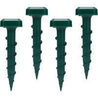 Répulsif à taupes solaire - 3 modes, étanche IPX7, pour l'extérieur - Répulsif à taupes solaire à ultrasons et à sons, répulsif contre les taupes, marmottes et tamias pour pelouse, lot de 4