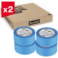 2 lots de 4 Rubans de Masquage Multi-Surfaces ScotchBlue™, 24 mm x 41 m, soit 8 Rouleaux, 100% PEFC, SGSCH-PEFC-COC-110078