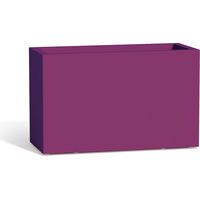 Blumenkübel rechteckig aus Harz 80x35 cm mod. Flowerpot Violett
