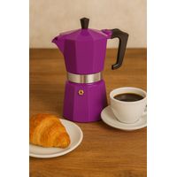 Italienische Kaffeemaschine - PEZZETTI - ITALEXPRESS - Aluminium - 6 Tassen - Lila