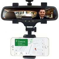 Porta Cellulare da Auto Specchietto Supporto Smartphone da Specchietto Retrovisore Auto