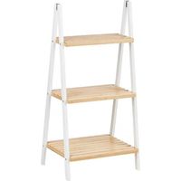 Berilo Étagère en bambou blanche 40,3 cm largeur