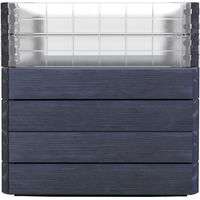 GARANTIA ERGO QUADRO Turbo L 75 bancal elevado Wood, incl. sistema de ahorro de agua FLORA