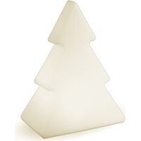 PINUS 100 String Weihnachtsbaum mit warmem LED-Licht 3000K für den Außenbereich. Hergestellt aus Polyethylen in Spanien
