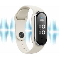 Repellent bracelets, ultrasonic mosquito repellent bracelets, electronic repellent strips, pest control watch, insect protector, USB charging/waterproof for children and adults (White)