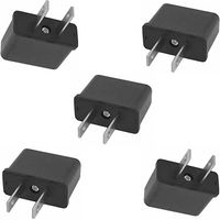 5-facher Adapter von Französisch auf US-amerikanisch, europäischer Stecker auf amerikanischen Stecker zum Anschluss französischer (Frankreich/Europa) Geräte an die USA für Reisen nach Japan, Kanada, T