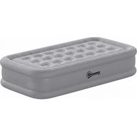 Colchón hinchable individuel pliable 200 kg 190x97x39 cm gris