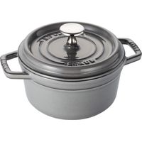 STAUB Casseruola Rotonda, Ghisa, Grigio (Grafite), 16 cm
