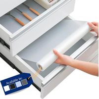 Revêtements pour tiroirs de cuisine - Revêtements pour placards - Tapis antidérapants pour étagères de cuisine et revêtements pour réfrigérateur protégeant des éclaboussures - Revêtements multifonctio