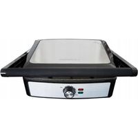 Parrilla eléctrica Gastronoma negra 2200W diseño elegante