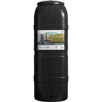 Récupérateur d'eau de pluie colonne 100 litres – Couvercle à clipser – Robinet inclus – Dimensions 32 x 36 cm – Hauteur 96 cm – Nature