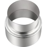 Réducteur de tuyau de poêle en acier inoxydable 100 mm à 90 mm – Raccordement pour conduit de cheminée – Résistant à la chaleur et à la corrosion