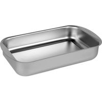 Frabosk, Forno mania, teglia cm 40X35 in acciaio 18/10 antiaderente senza teflon