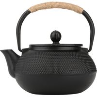 Bouilloire en fonte de Style japonais de 800ml, théière avec infuseur amovible, passoire