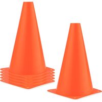 Peones - Conos de slalom - 6 piezas - Naranja