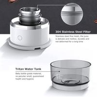 QORVA- Cafetière, machine à expresso portable, mini cafetière électrique d'extérieur