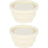 UlisemPool Ladder Stopper, 2 Pieces Pool Ladder Rubber Stopper Swimming Pool Accessory For Swimming Pool Ladders