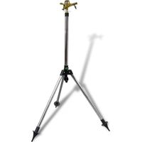 Vidaxl – Arroseur asperseur sur trépied en zinc et cuivre – Surface d'arrosage 450 m² – Hauteur réglable 55-88 cm – Adaptateur à dégagement rapide