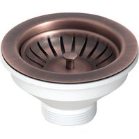Ablaufgarnitur Kupfer Ø114 für Lochspüle Ø90 L.B. PLAST D550-70-COP Kupfer