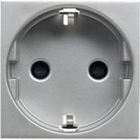 Presa Schuko 2P + TT ARGENTO Niessen Zenit N2288 PL