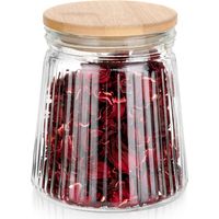 Glasbehälter für lose Produkte mit Deckel und Verschluss, 700 ml
