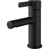 BERNSTEIN - Robinet mitigeur monocommande lavabo laiton Noir mat, Fonctions économie d'eau CloudFlow - 4,5x16x14cm - MILOU S