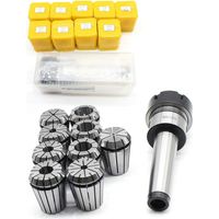 Jeu de pinces de serrage M12 MK3 ER32 avec 9 pinces de serrage 2-20 mm pour fraiseuse, porte-outils de fraisage, tour