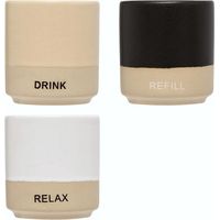 Espressotasse Luca 8 cl aus Keramik, assortierte Farben, 12 x 8,5 x 28,6 cm